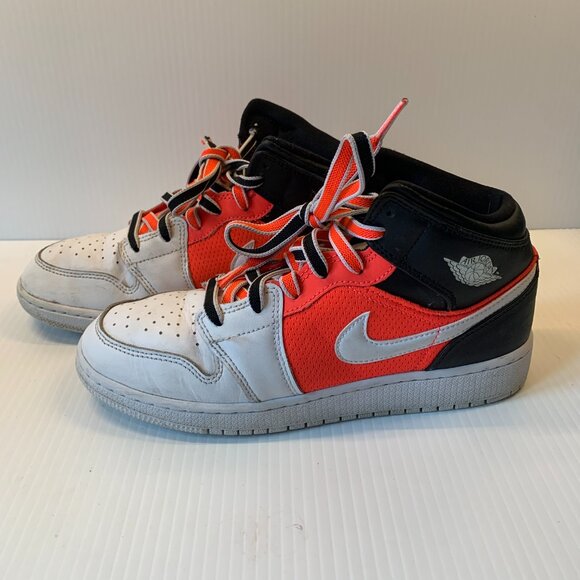 Air Jordan 1 Mid GS Big Kids' Shoes.  FB4417-016.  Size 7 - Picture 4 of 5